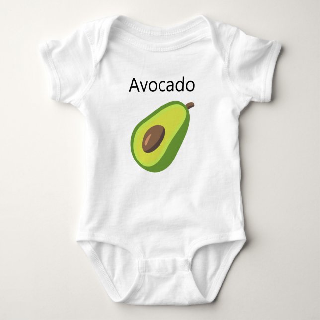 Avocado Baby Bodysuit (Front)