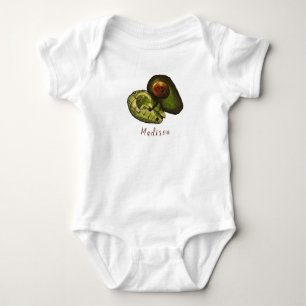 Avocado Baby Bodysuit - Optional Personalisation