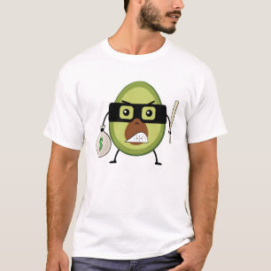 Avocado Bandit - Funny Character Illustration T-Shirt