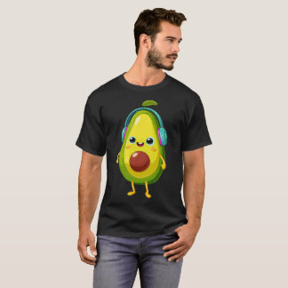 Avocado Beats | Cute DJ Avocado Design T-Shirt