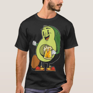 Avocado Beer Alcohol Drinker Brewed Drink Tropical T-Shirt