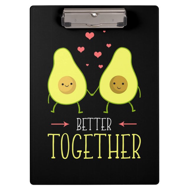Avocado Better Together Clipboard (Front)