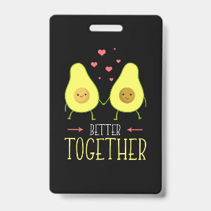 Avocado Better Together ID Badge