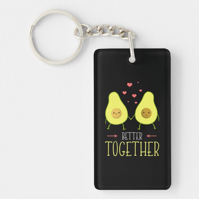Avocado Better Together Key Ring (Front)