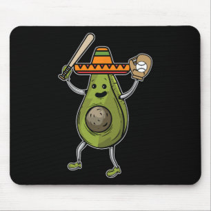 Avocado Bysebyll Cinco De Mayo Funny Avogato Mexic Mouse Pad
