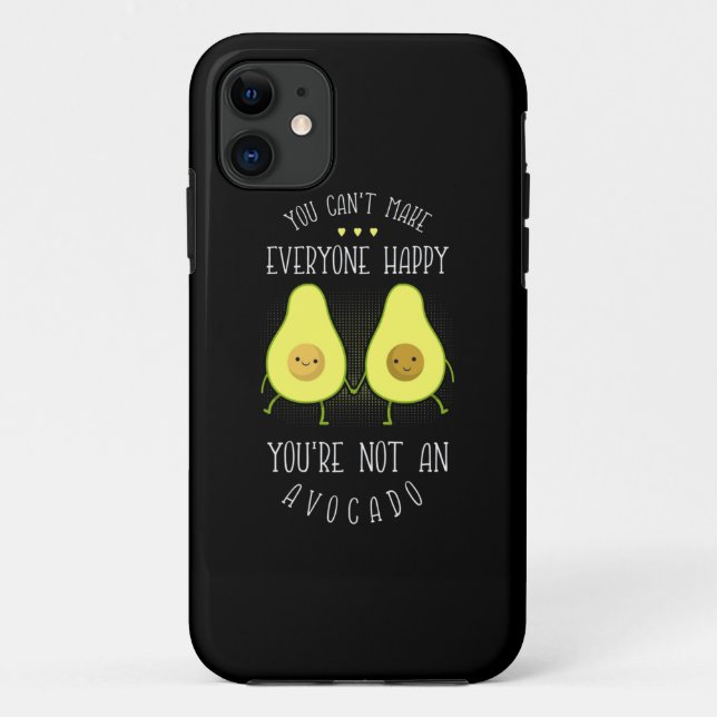 Avocado Can Make Everyone Happy Case-Mate iPhone Case (Back)