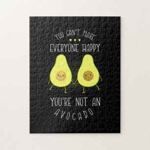 Avocado Can Make Everyone Happy Jigsaw Puzzle