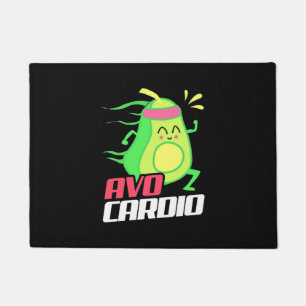 Avocado Cardio Exercise Doormat