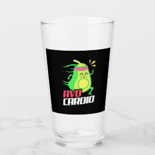 Avocado Cardio Exercise Glass