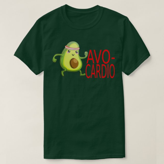 Avocado Cardio T-Shirt (Design Front)