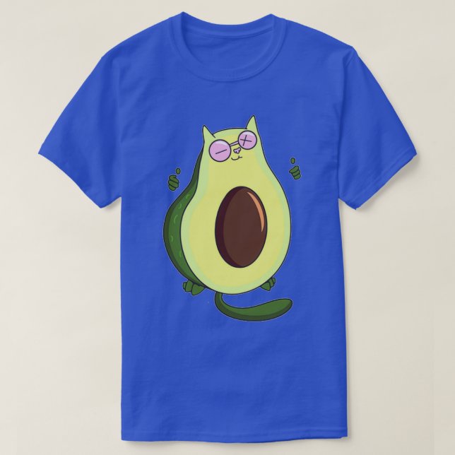 avocado cat 12 T-Shirt (Design Front)