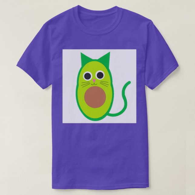 avocado cat 14 T-Shirt (Design Front)