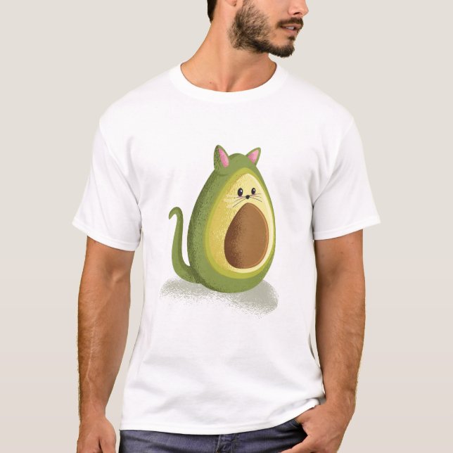 Avocado Cat T-Shirt (Front)