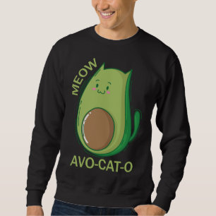 Avocado Cats Avo - Cat - O Sweatshirt