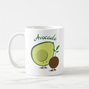 Avocado characters   Mug