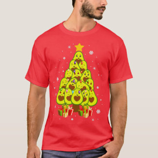 Avocado Christmas Tree 6 T-Shirt