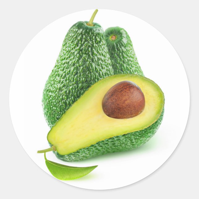 Avocado Classic Round Sticker (Front)