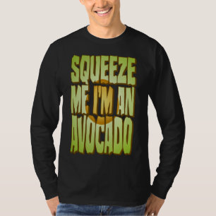 Avocado Costume Funny Halloween Fresh Fruit Slice  T-Shirt