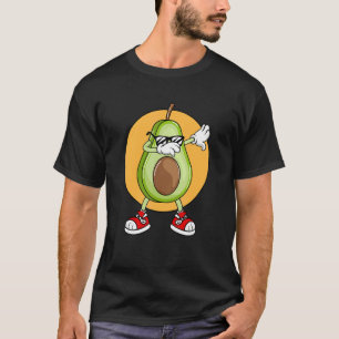 Avocado Dabbing Cool with Sunglasses Fruit  1 T-Shirt