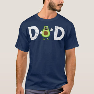 Avocado Dad Funny Keto Diet And Vegan FatherT-Shir T-Shirt