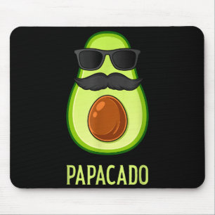 Avocado Dad Papacado Funny Daddy Father Avocado  Mouse Pad