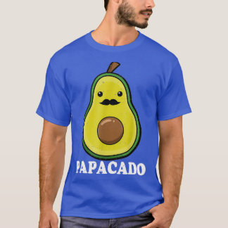 Avocado Dad Vegan Guacamole Avocado Papacado Fathe T-Shirt