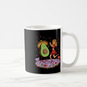 Avocado Dancing Salsa Cinco De Mayo Mexican Avocad Coffee Mug