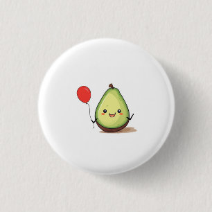 Avocado design, avocado theme 3 cm round badge