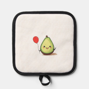 Avocado design, avocado theme pot holder