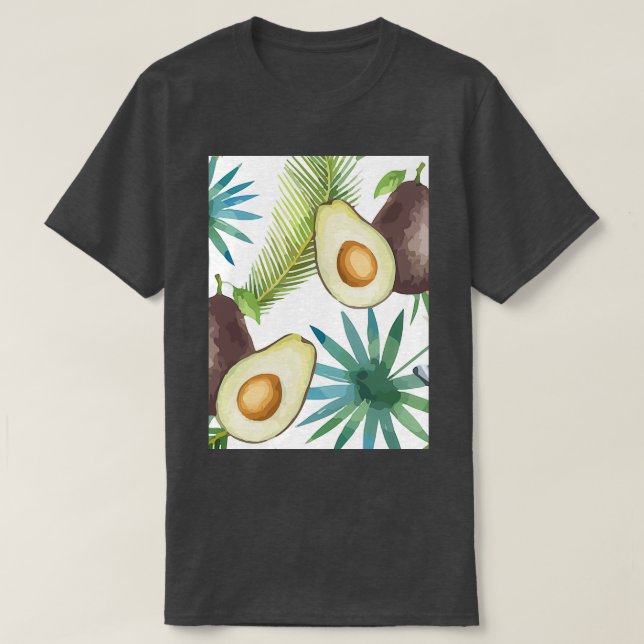 Avocado Exotic Illustration Wild Classic TShirt (Design Front)