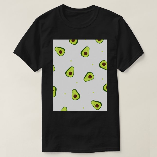 Avocado Exotic Juicy Fruit T-Shirt (Design Front)