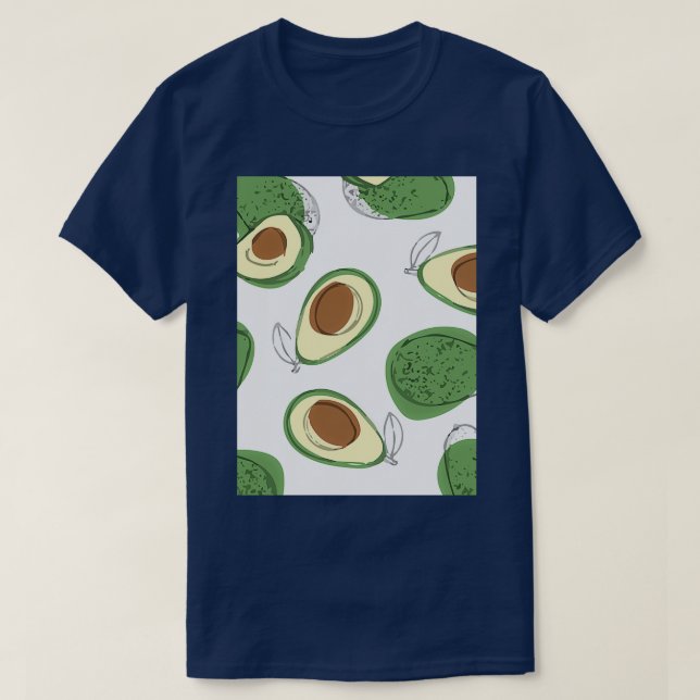 Avocado Exotic Tropic Draught T-Shirt (Design Front)