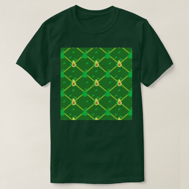 Avocado Face Mask Classic TShirt (Design Front)