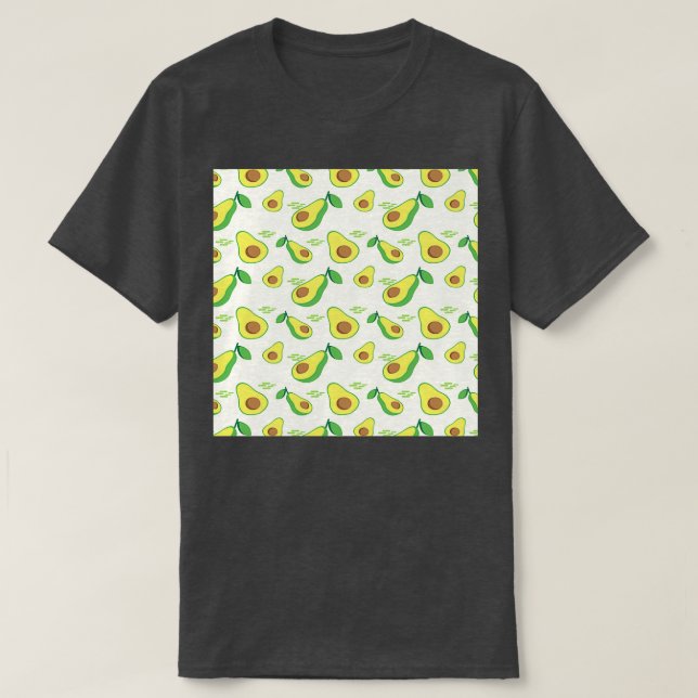 Avocado Face Mask T-Shirt (Design Front)