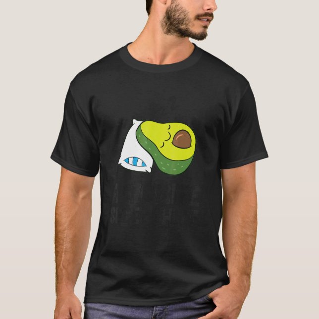 Avocado Favorite Sleep  Avocado Pajama T-Shirt (Front)
