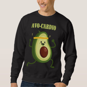 Avocado Fitness Sports Cardio Nutrition Avo - Card Sweatshirt