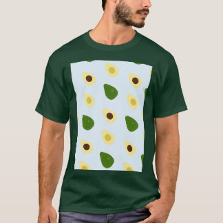 Avocado Floral Fruits T-Shirt