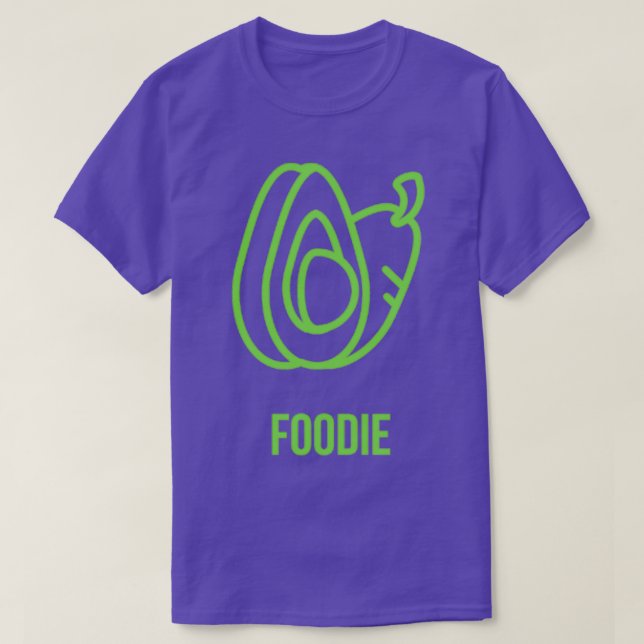 Avocado Foodie T-Shirt (Design Front)