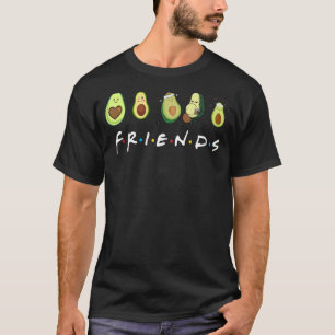 Avocado Friends Avocado Running Drinking Avocado T-Shirt