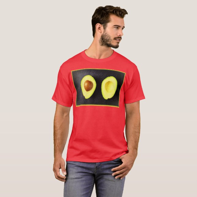 "Avocado Fruit" Cute Photo. Buy Now T-Shirt (Front Full)