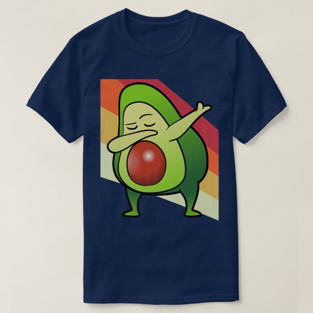 Avocado Fruit Dabbing Dab Dancing 53  T-Shirt (Design Front)