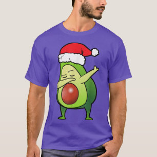 Avocado Fruit Dabbing Dab Dancing Christmas  T-Shirt