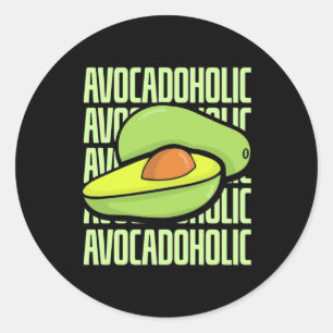 Avocado Fruit Food Classic Round Sticker