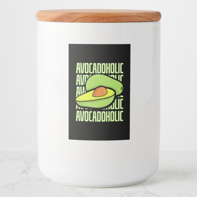 Avocado Fruit Food Label (Front)