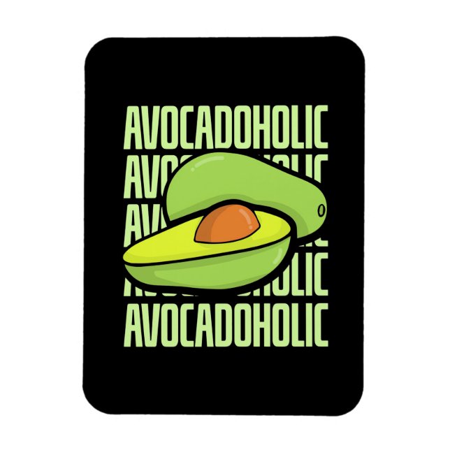 Avocado Fruit Food Magnet (Vertical)