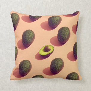 Avocado Fruit Potrait Cushion