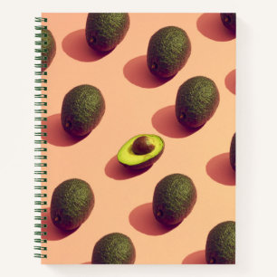 Avocado Fruit Potrait Notebook