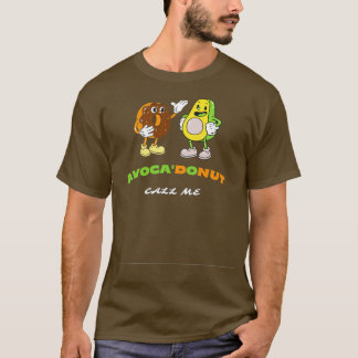 avocado fruit with doughnut avocado puns and dough T-Shirt