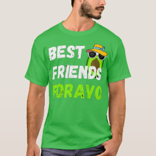 avocado fruit with text avocado fruit with cap avo T-Shirt