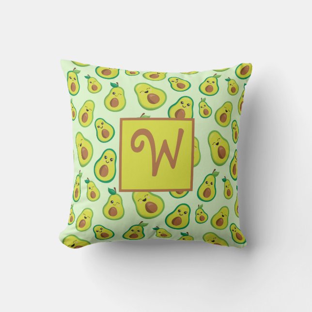 Avocado Fun Cushion (Front)